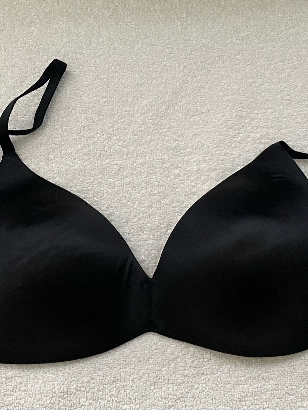 True & Co. Black Smooth T-Shirt Bra